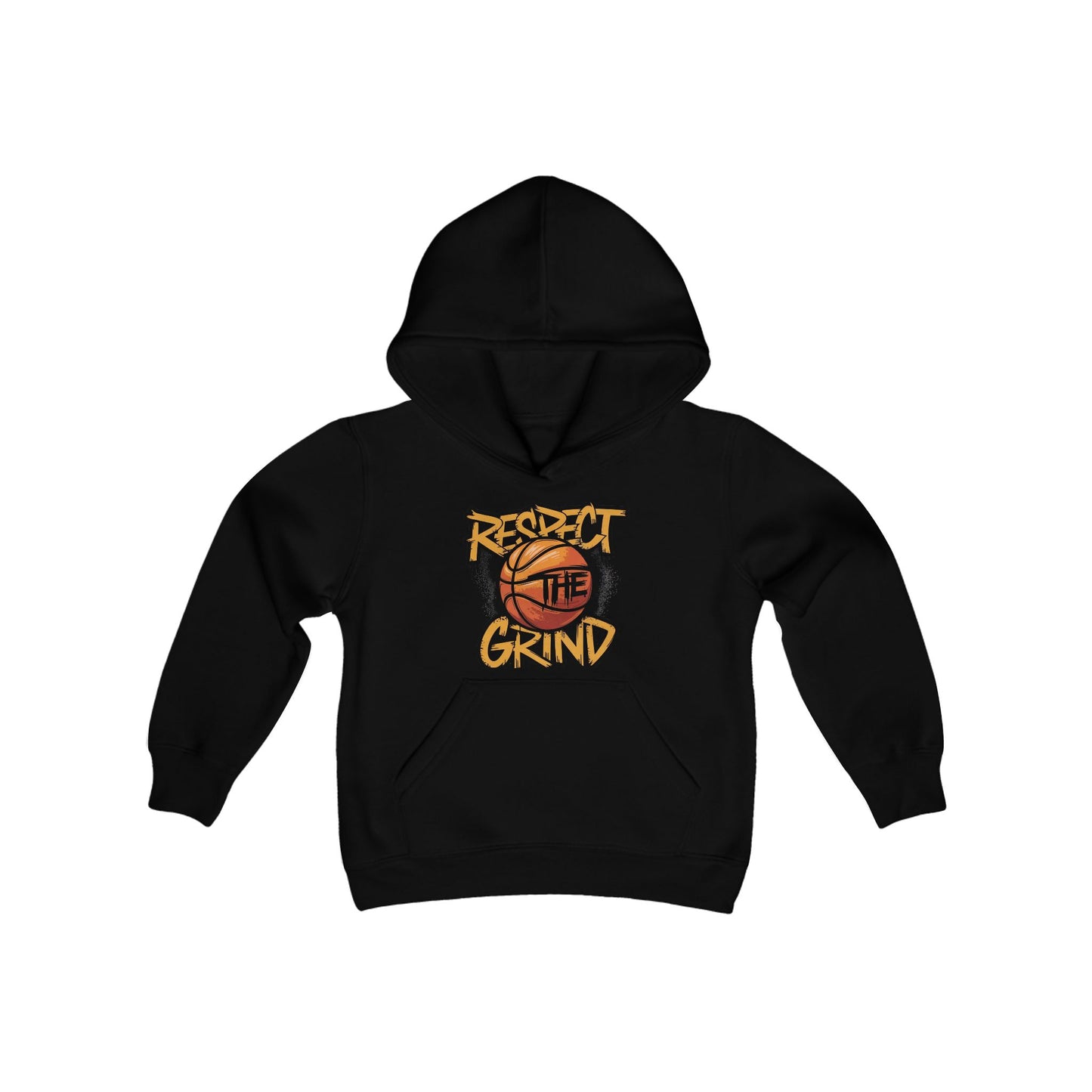 Respect The Grind Youth Heavy Hooded Sweatshirt