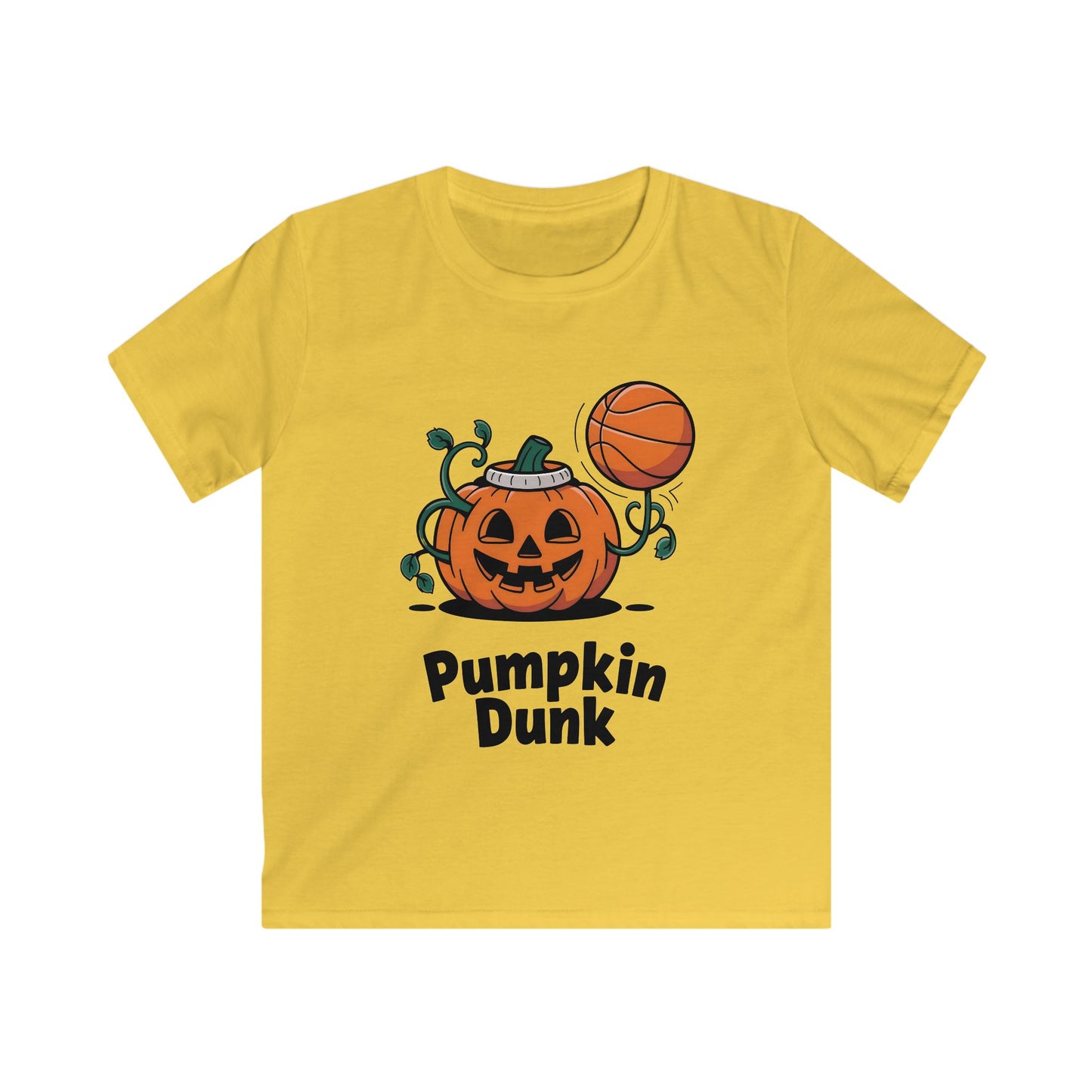 Pumpkin Dunk Kids Soft Tee