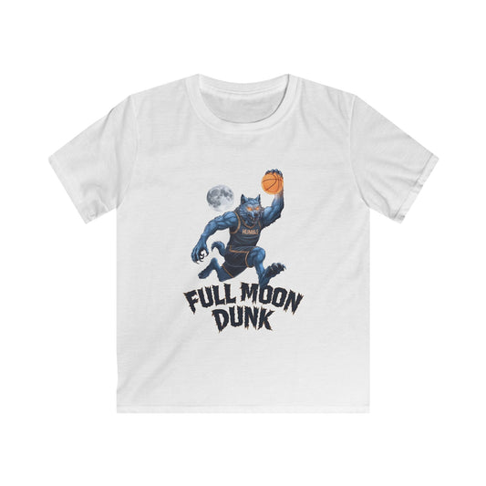 Full Moon Dunk Kids Soft Tee