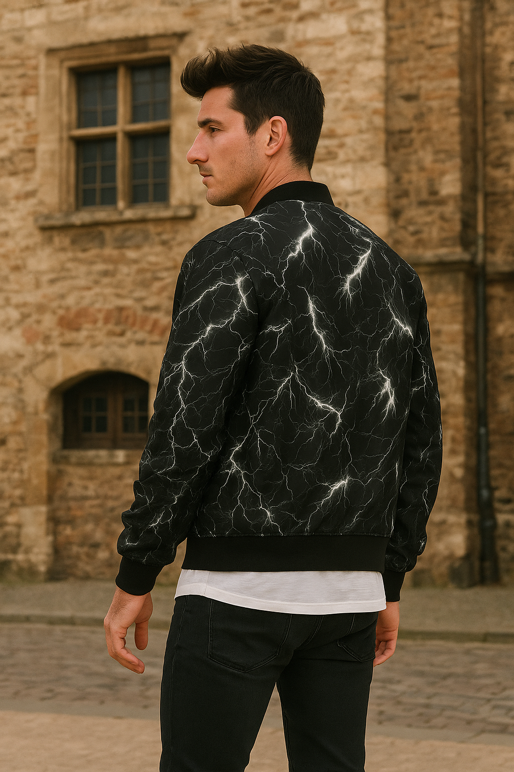 Lightning Bomber Windbreaker