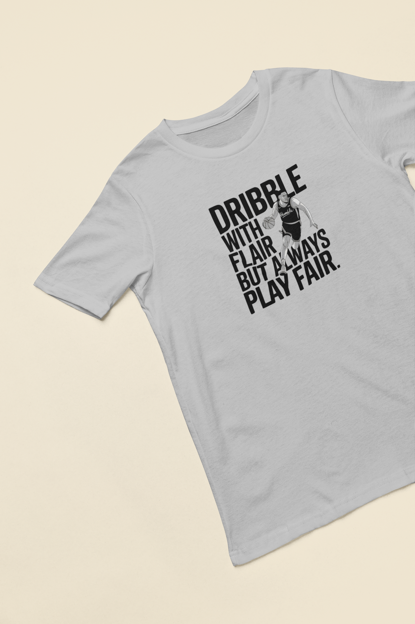 Dribble With Flair But Always Play Fair Kids Soft Tee