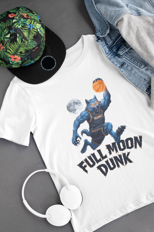 Full Moon Dunk Kids Soft Tee