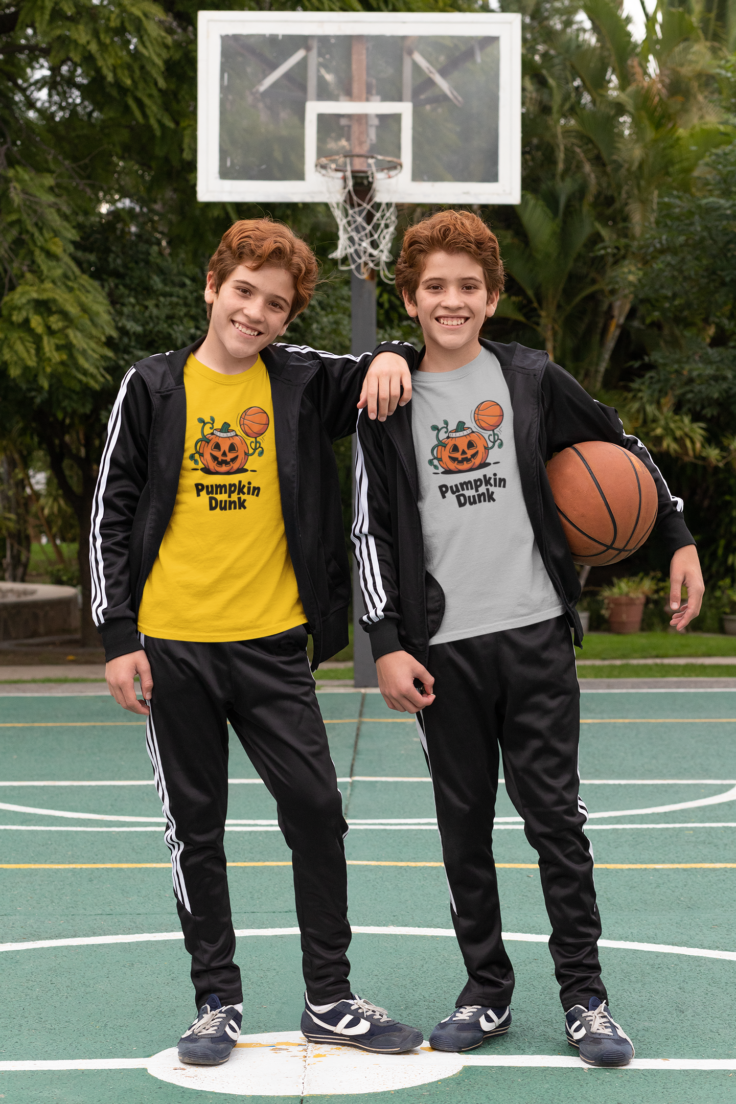 Pumpkin Dunk Kids Soft Tee