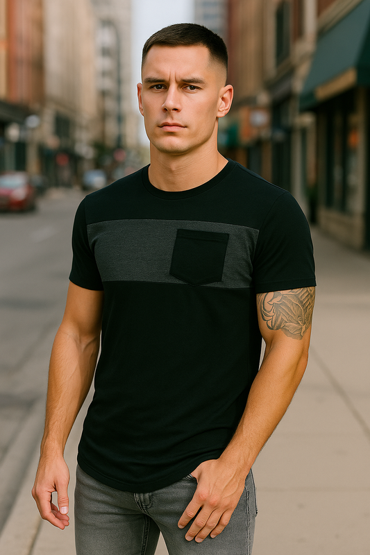 Mens Short Sleeve T-shirt Top